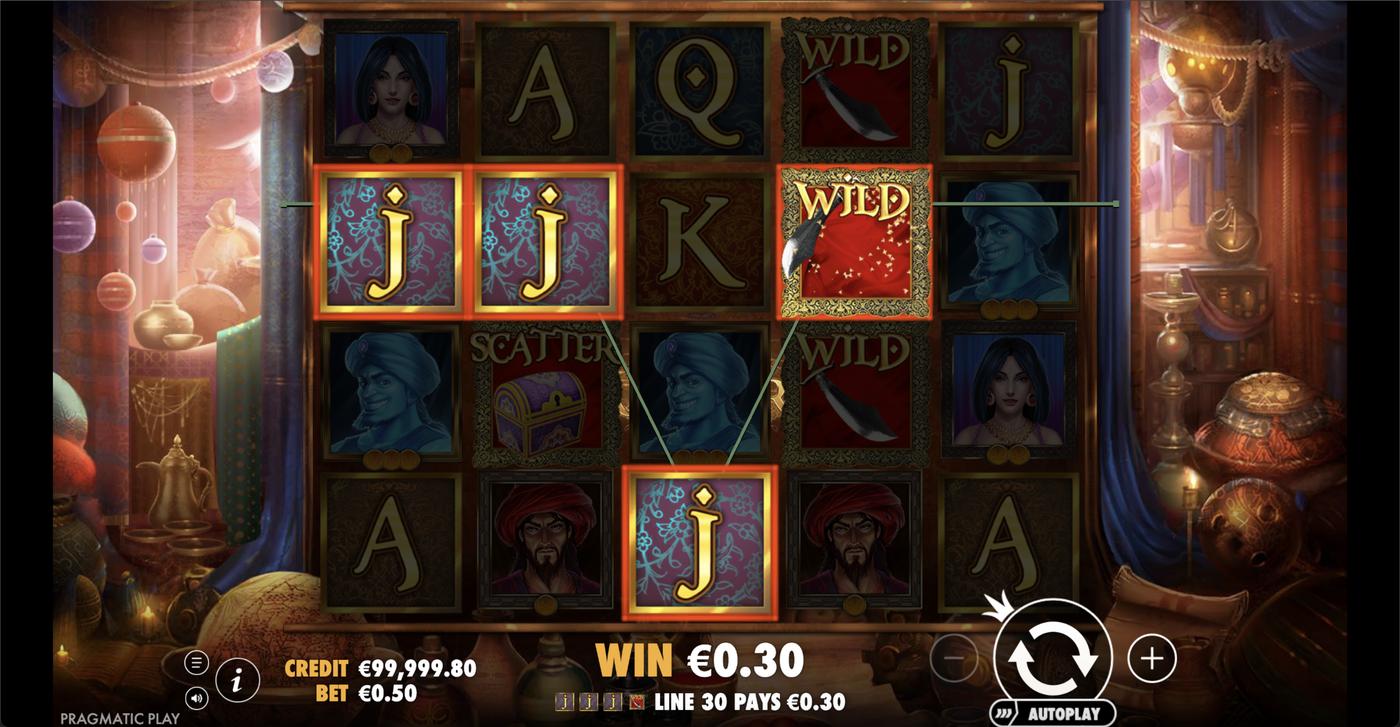 Aladdin's Treasure: image of winning