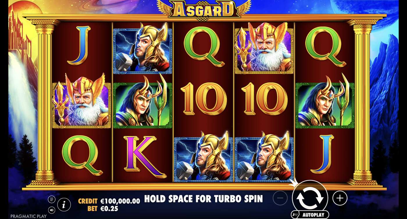 Asgard: image of main menu