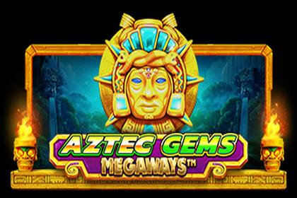 Aztec Gems Megaways Online Slot Logo