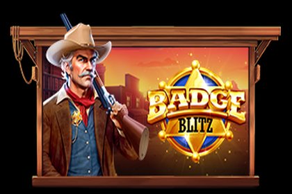 Badge Blitz Online Slot Logo
