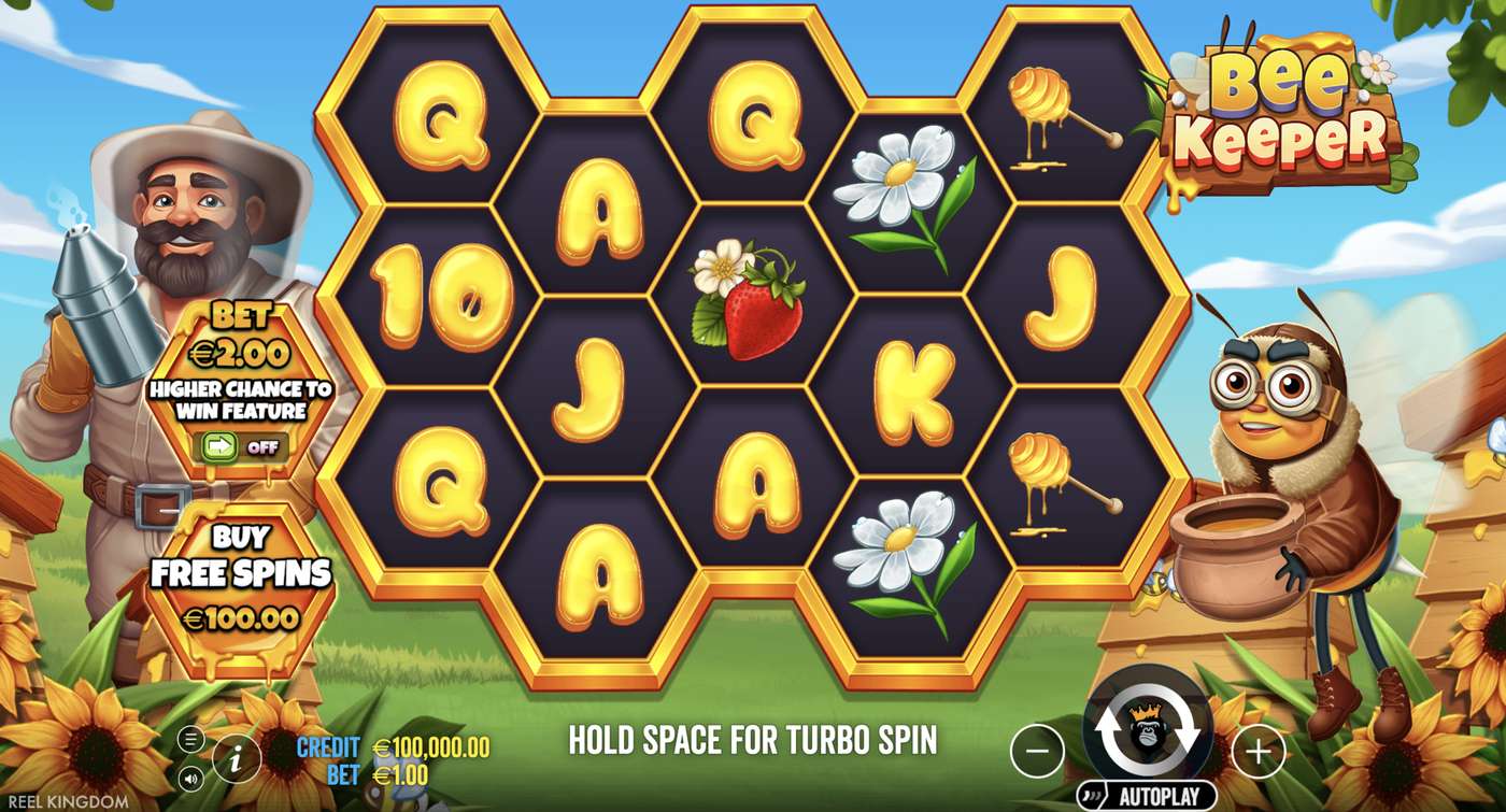Bee Keeper: image of main menu
