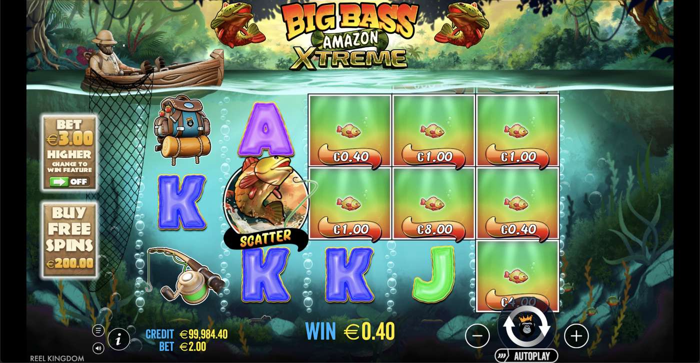 Big Bass Amazon Xtreme: image of winning
