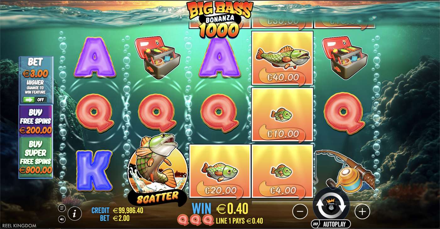 Big Bass Bonanza 1000: image of winning
