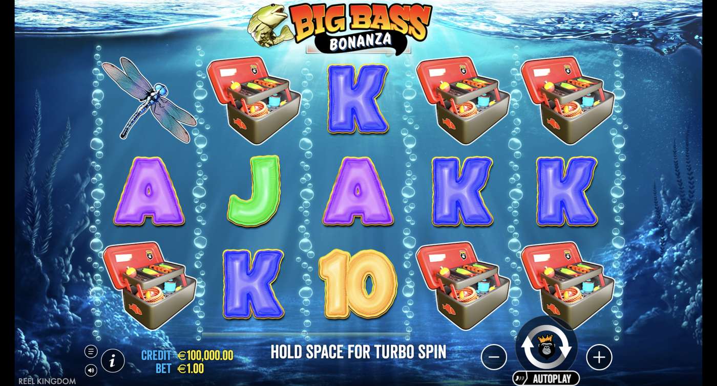 Big Bass Bonanza: image of main menu