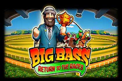 Big Bass Return to the Races Online Slot Logo