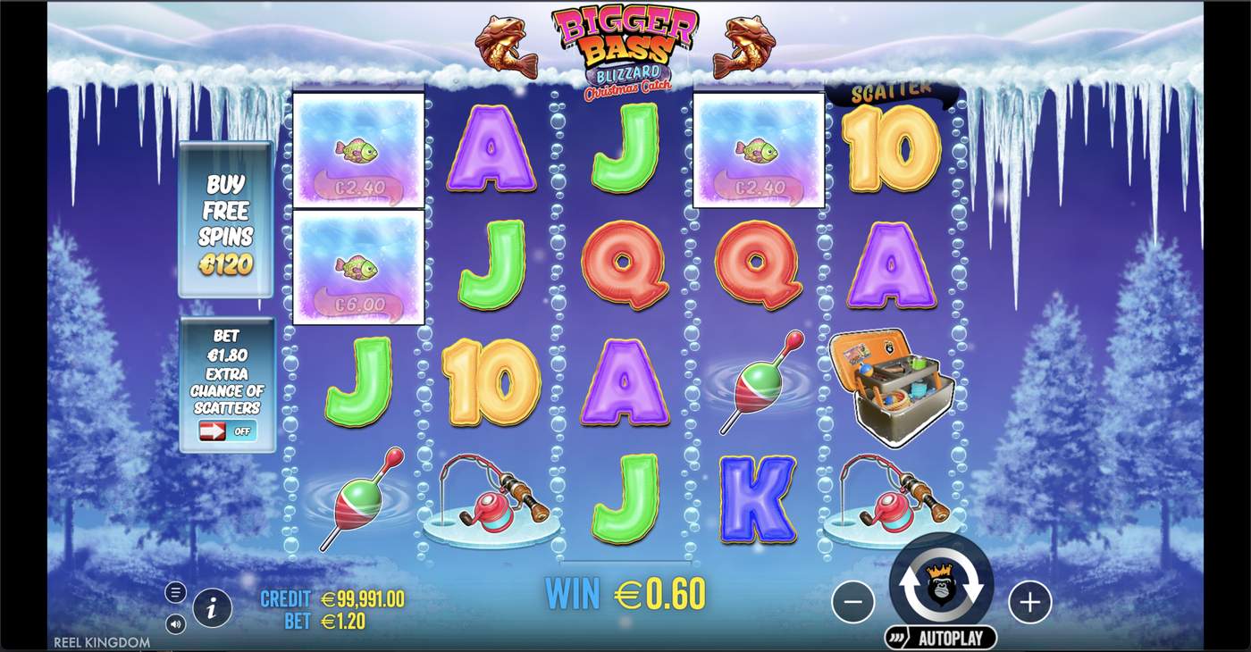 Bigger Bass Blizzard - Christmas Catch: image of winning