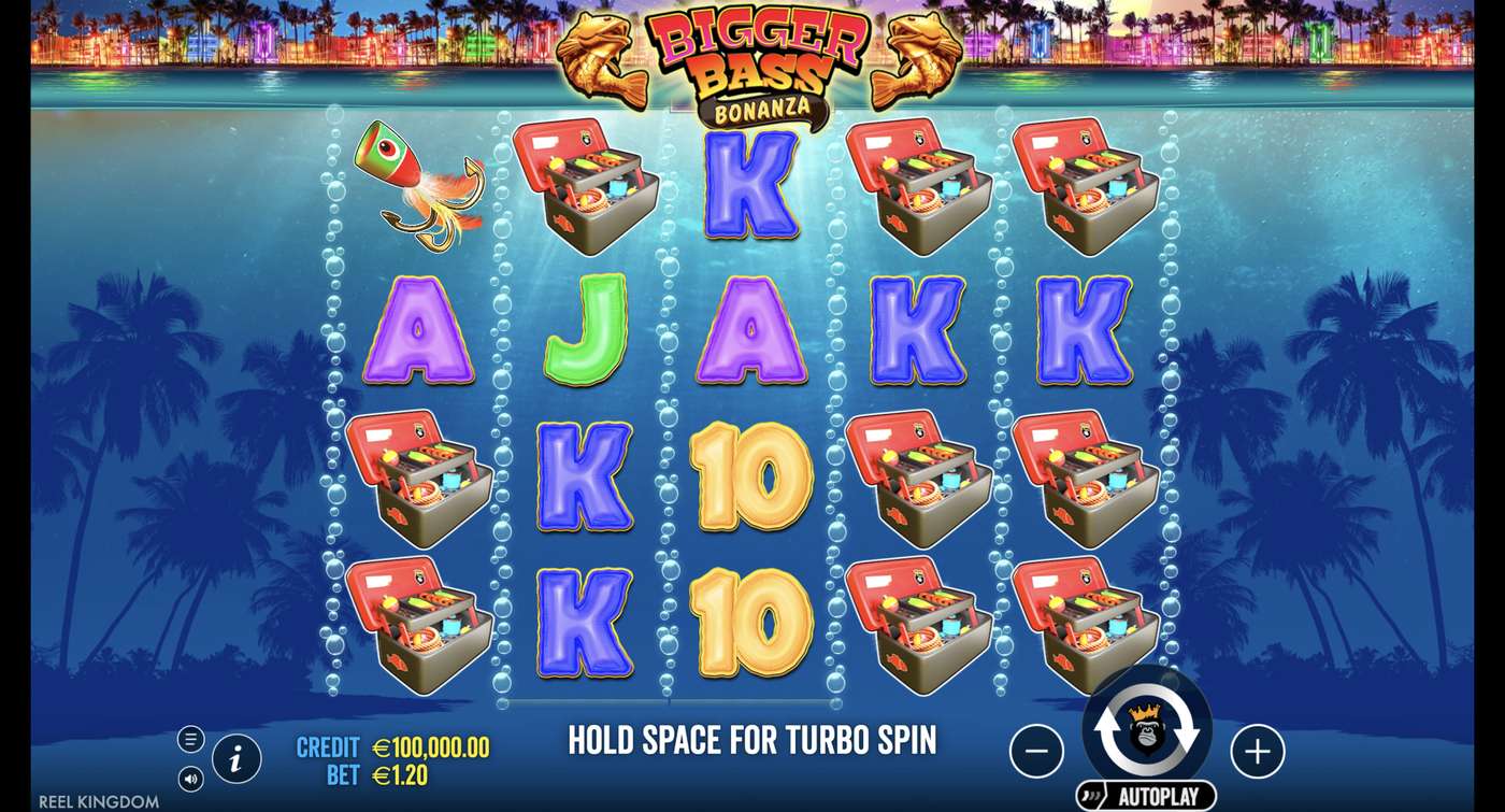 Bigger Bass Bonanza: image of main menu