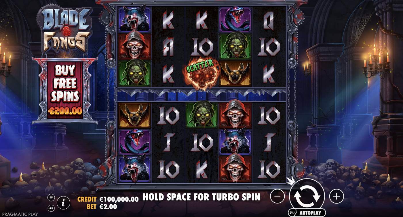 Blade & Fangs: image of main menu