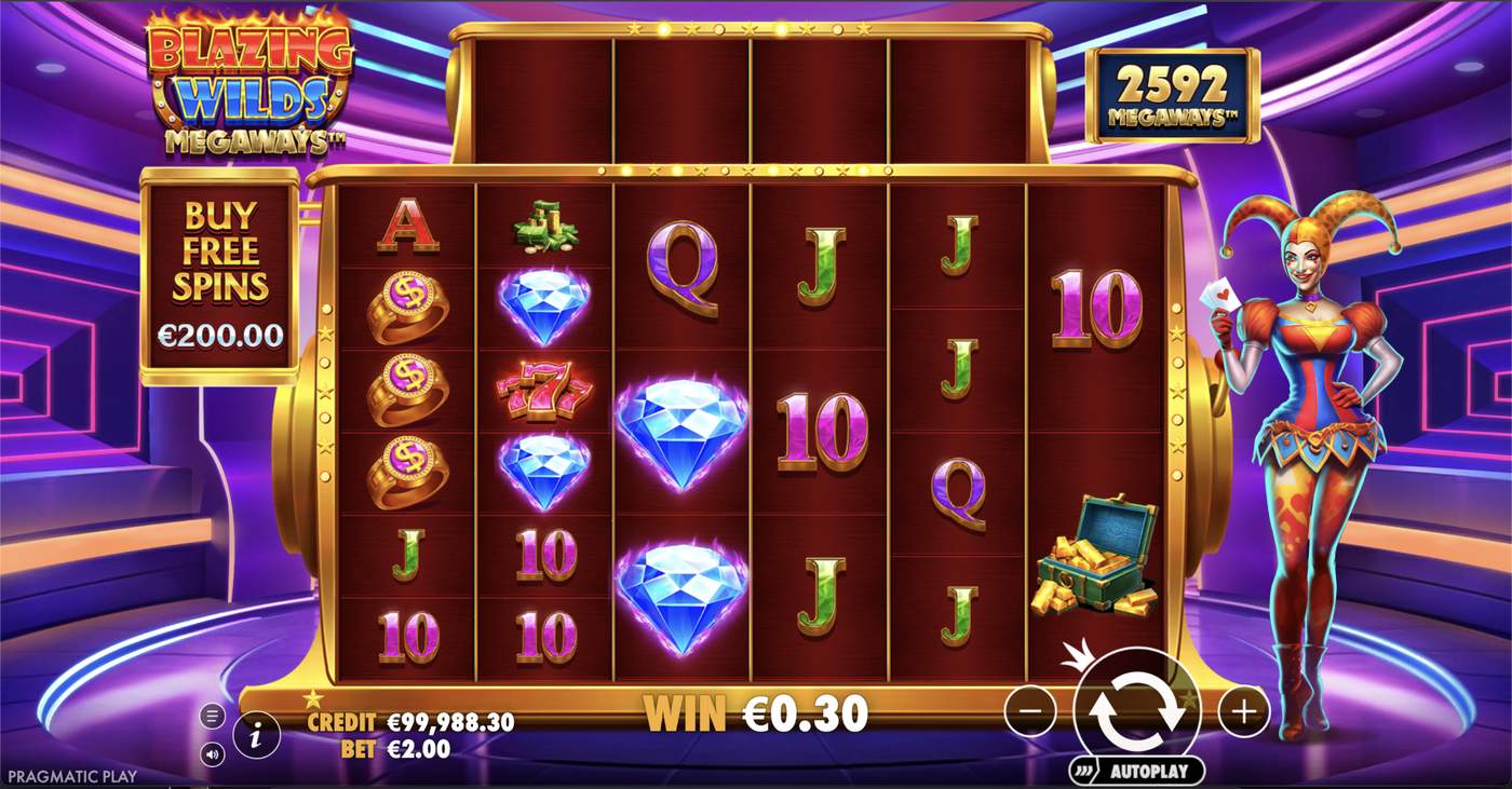 Blazing Wilds Megaways: image of winning