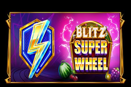 Blitz Super Wheel Online Slot Logo