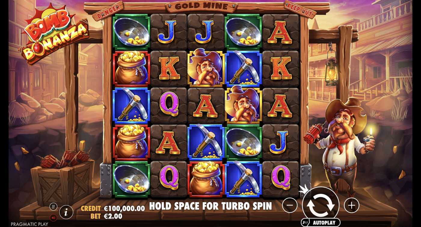 Bomb Bonanza: image of main menu