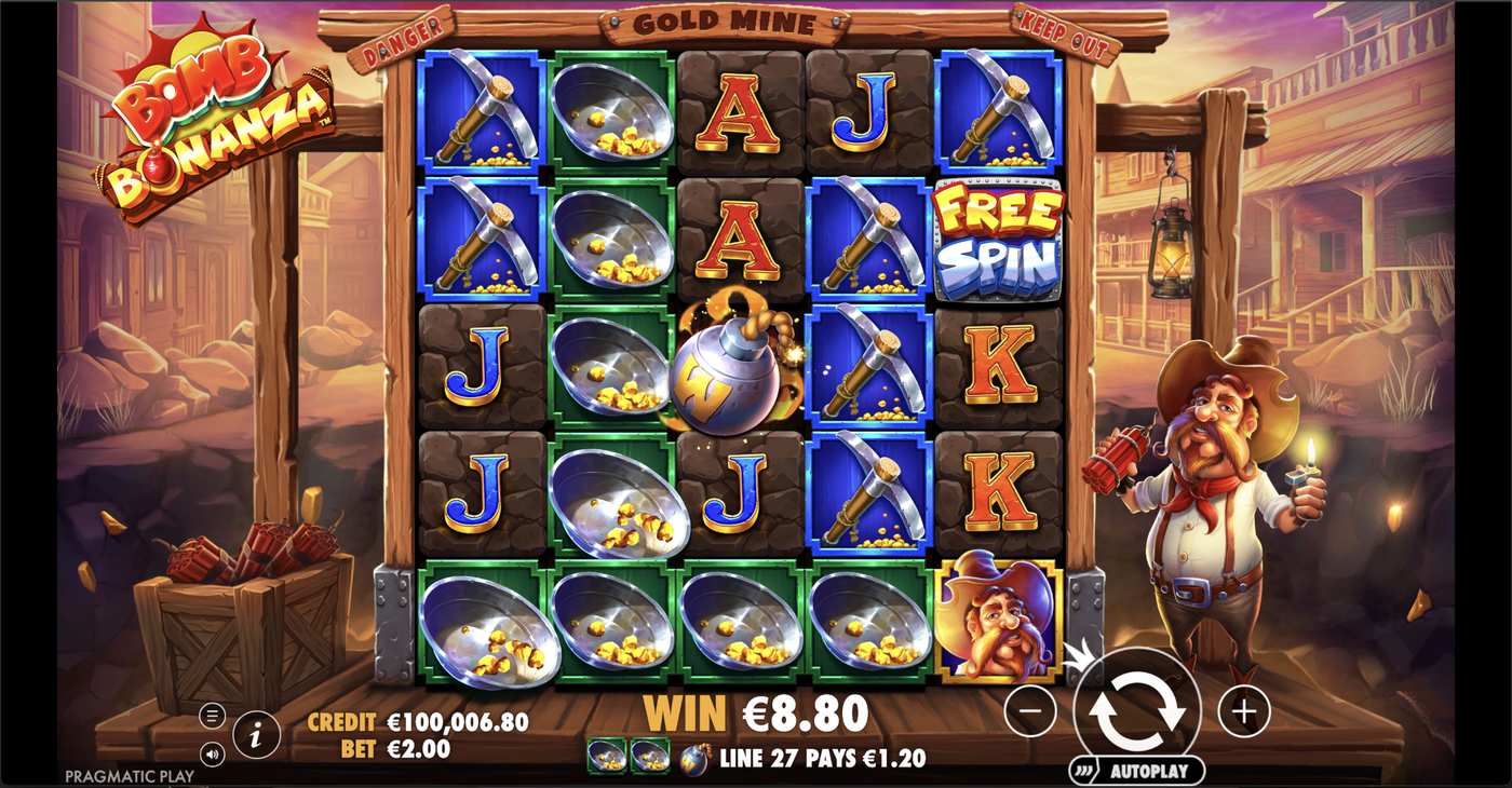 Bomb Bonanza: image of winning