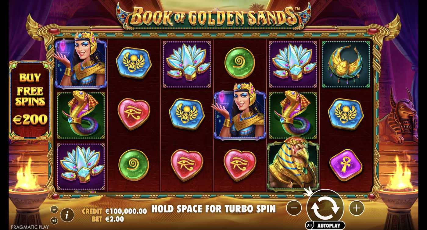 Book of Golden Sands: image of main menu