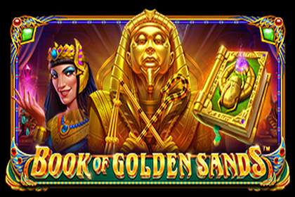 Book of Golden Sands Online Slot Logo