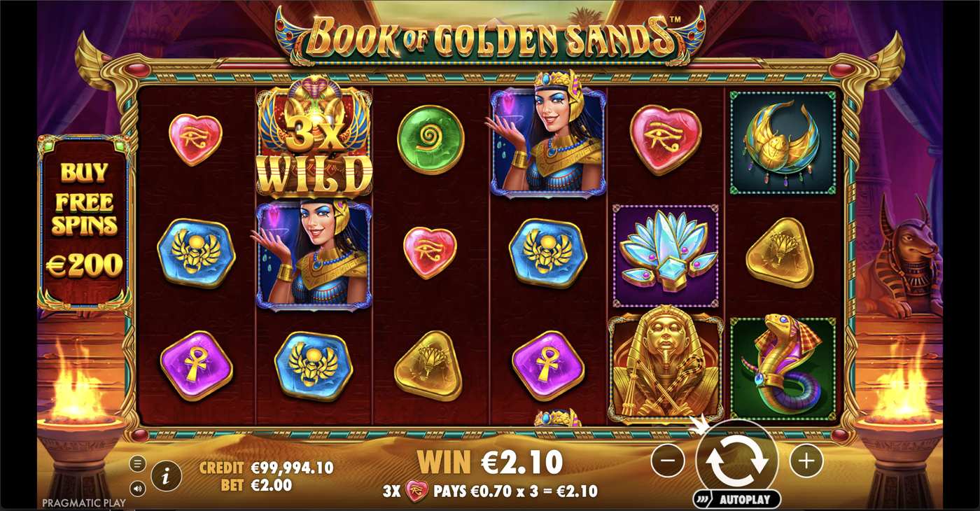 Book of Golden Sands: image of winning
