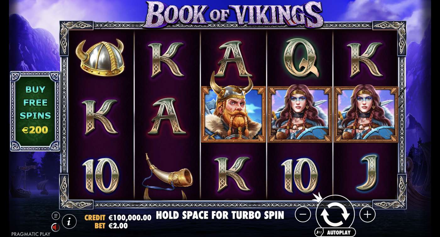 Book of Vikings: image of main menu