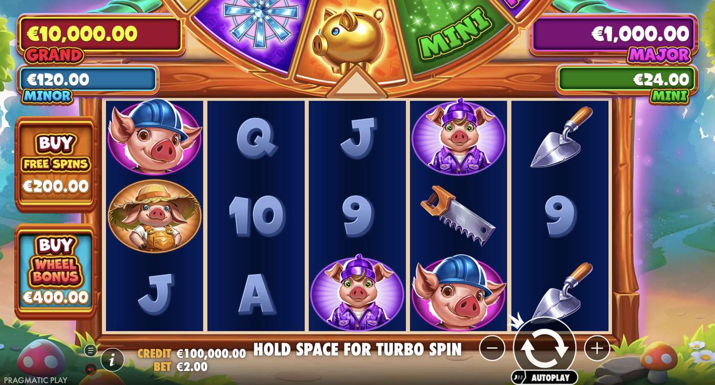 Brick House Bonanza: image of main menu
