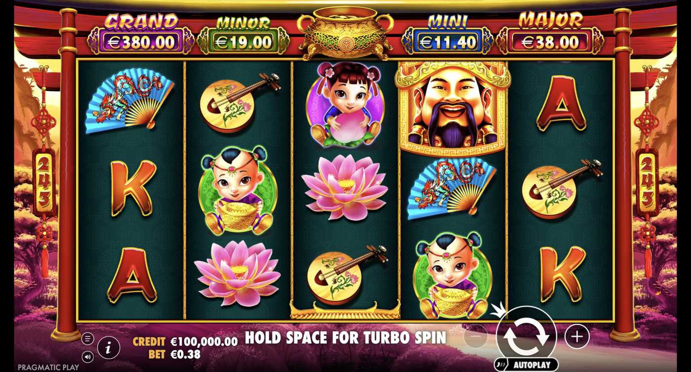 Caishen's Gold: image of main menu