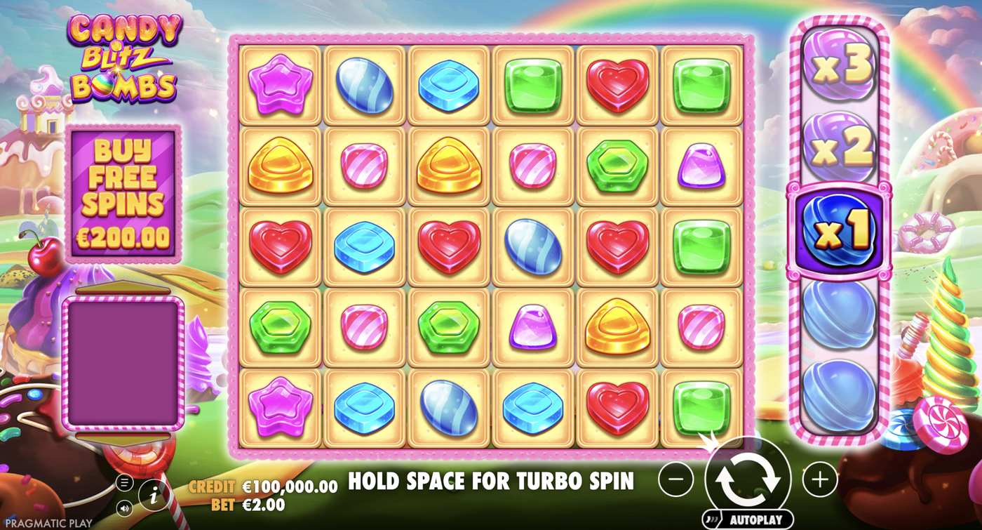 Candy Blitz Bombs: image of main menu