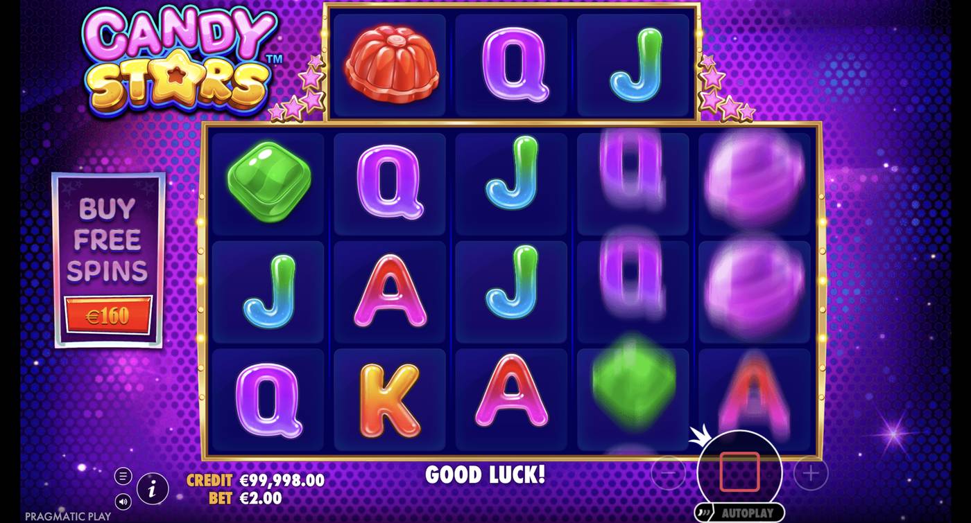 Candy Stars: image of main menu