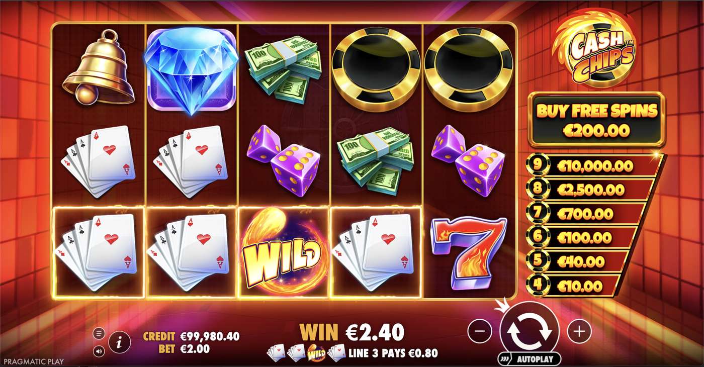 Cash Chips: image of winning