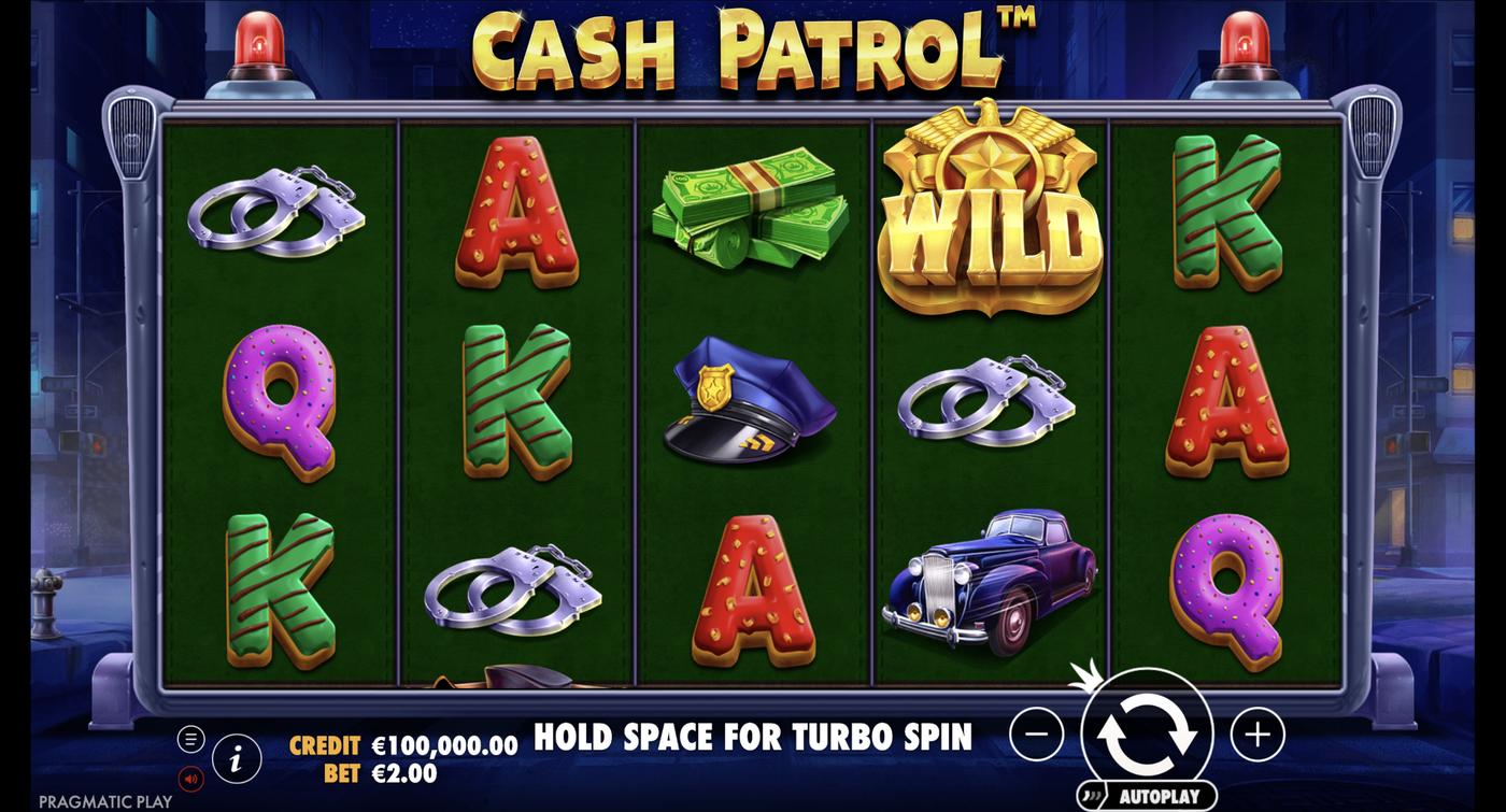 Cash Patrol: image of main menu