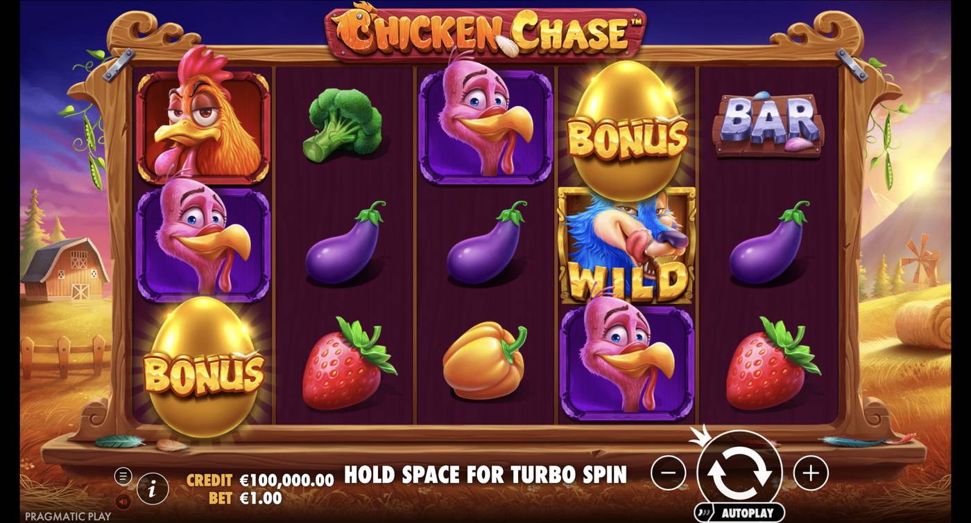 Chicken Chase: image of main menu