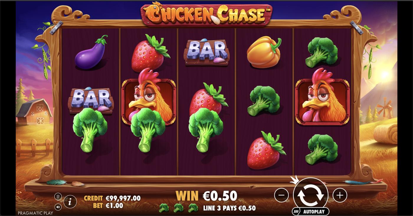 Chicken Chase: image of winning