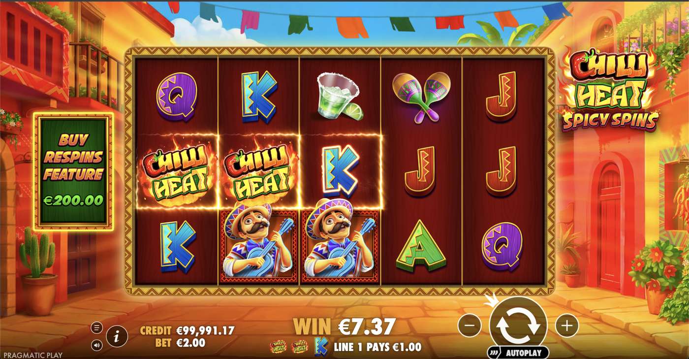 Chilli Heat Spicy Spins: image of winning