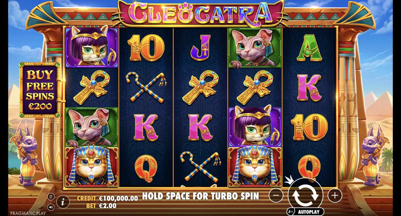 Cleocatra: image of main menu