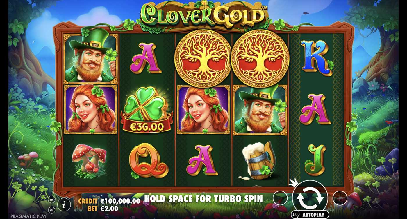 Clover Gold: image of main menu