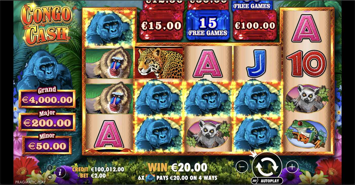 Congo Cash: image of winning