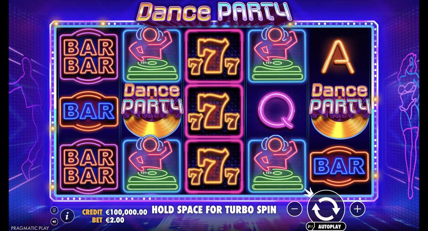 Dance Party: image of main menu