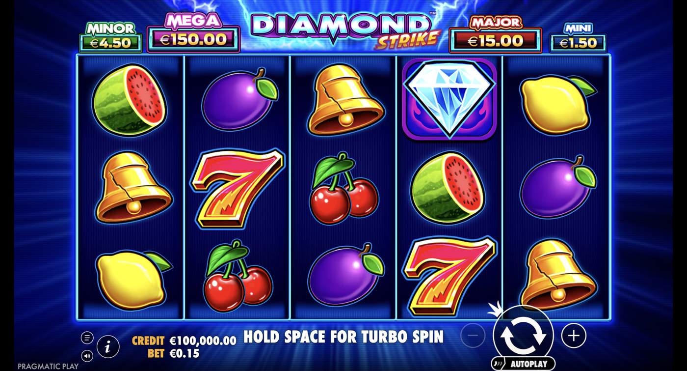 Diamond Strike: image of main menu