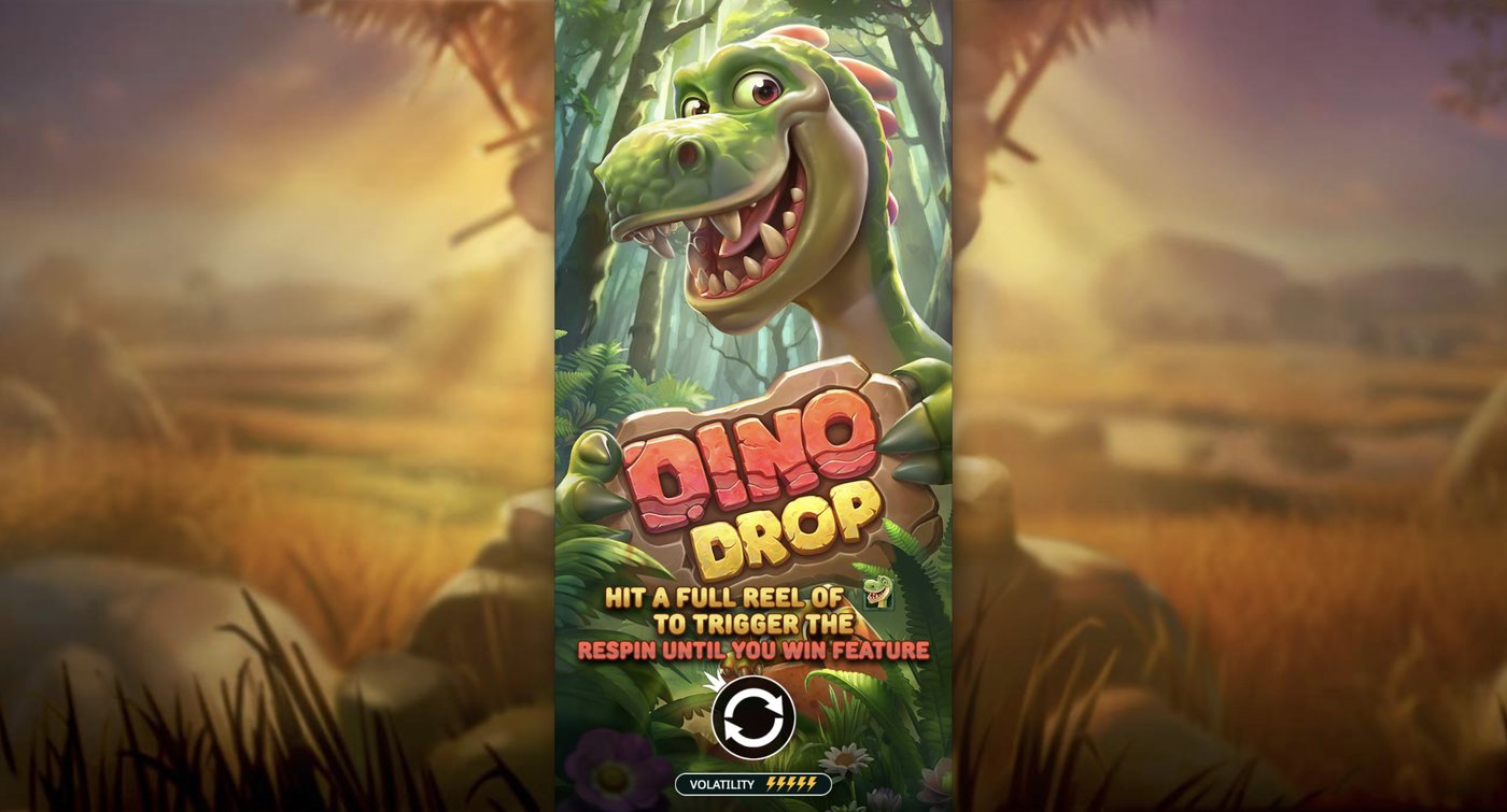 Dino Drop: image of main menu