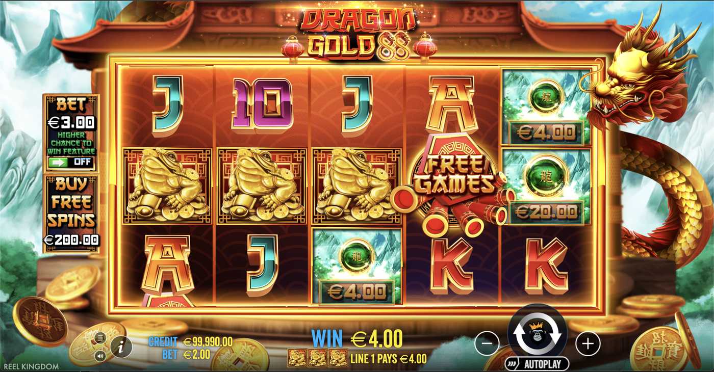 Dragon Gold 88: image of winning