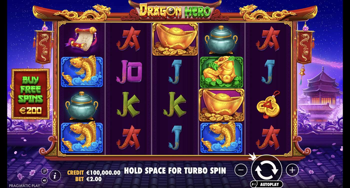 Dragon Hero: image of main menu