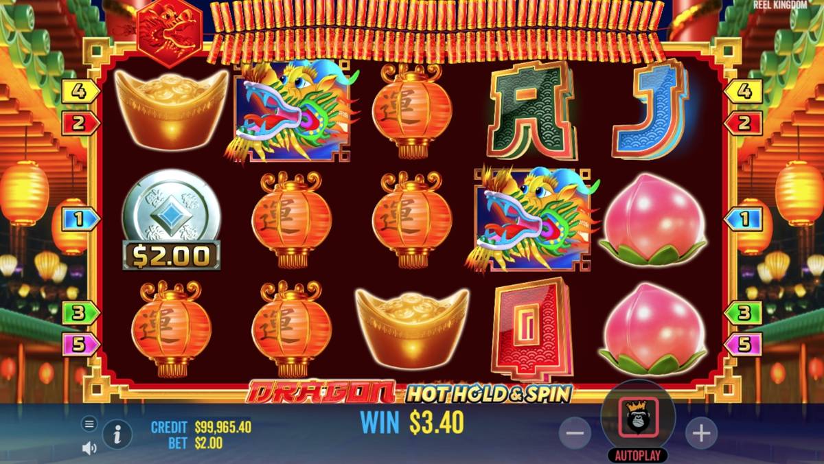 Dragon Hot Hold and Spin: image of winning