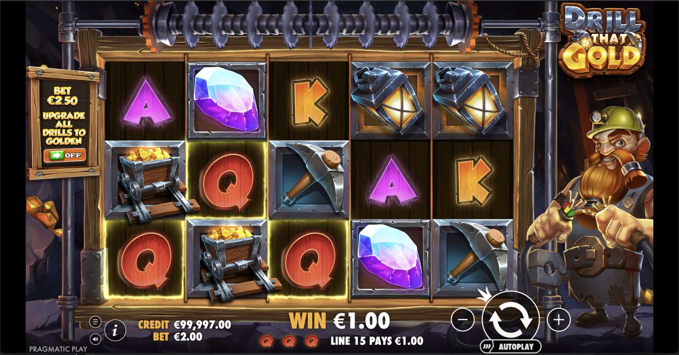 Drill that Gold: image of winning