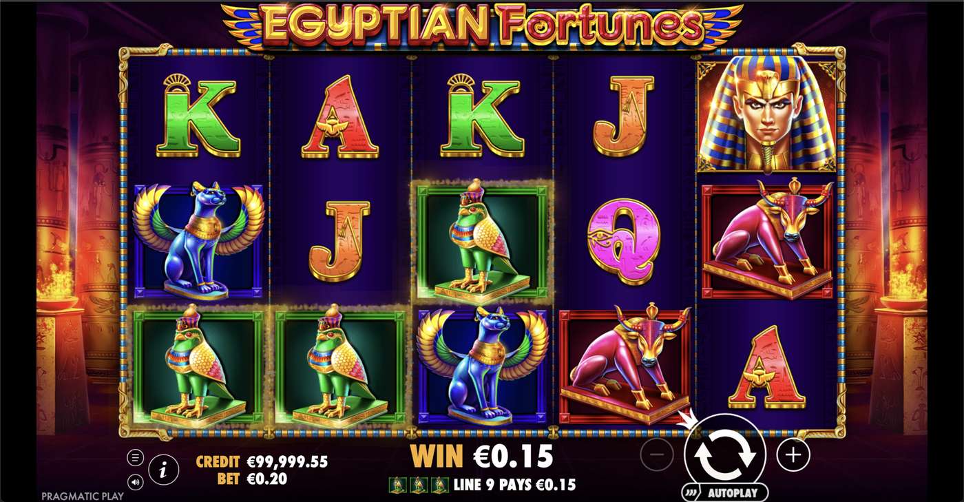 Egyptian Fortunes: image of winning