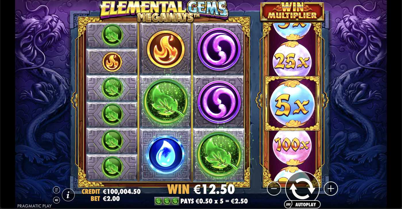 Elemental Gems Megaways: image of winning