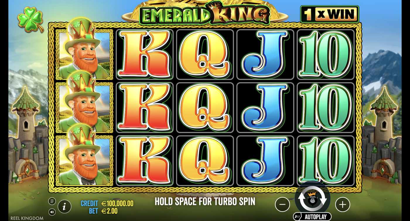 Emerald King: image of main menu