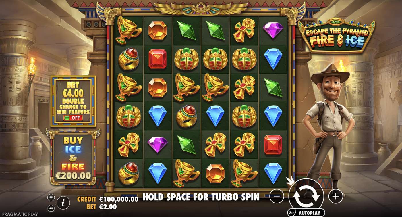 Escape the Pyramid - Fire & Ice: image of main menu