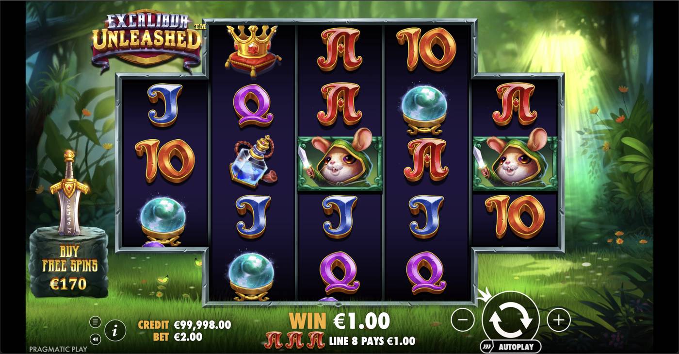 Excalibur Unleashed: image of winning