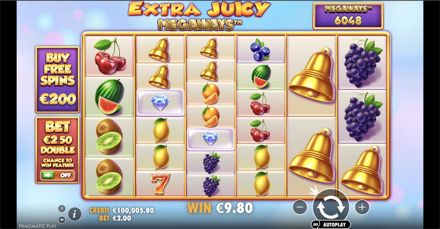 Extra Juicy Megaways: image of winning