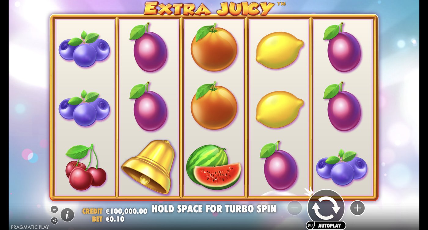 Extra Juicy: image of main menu