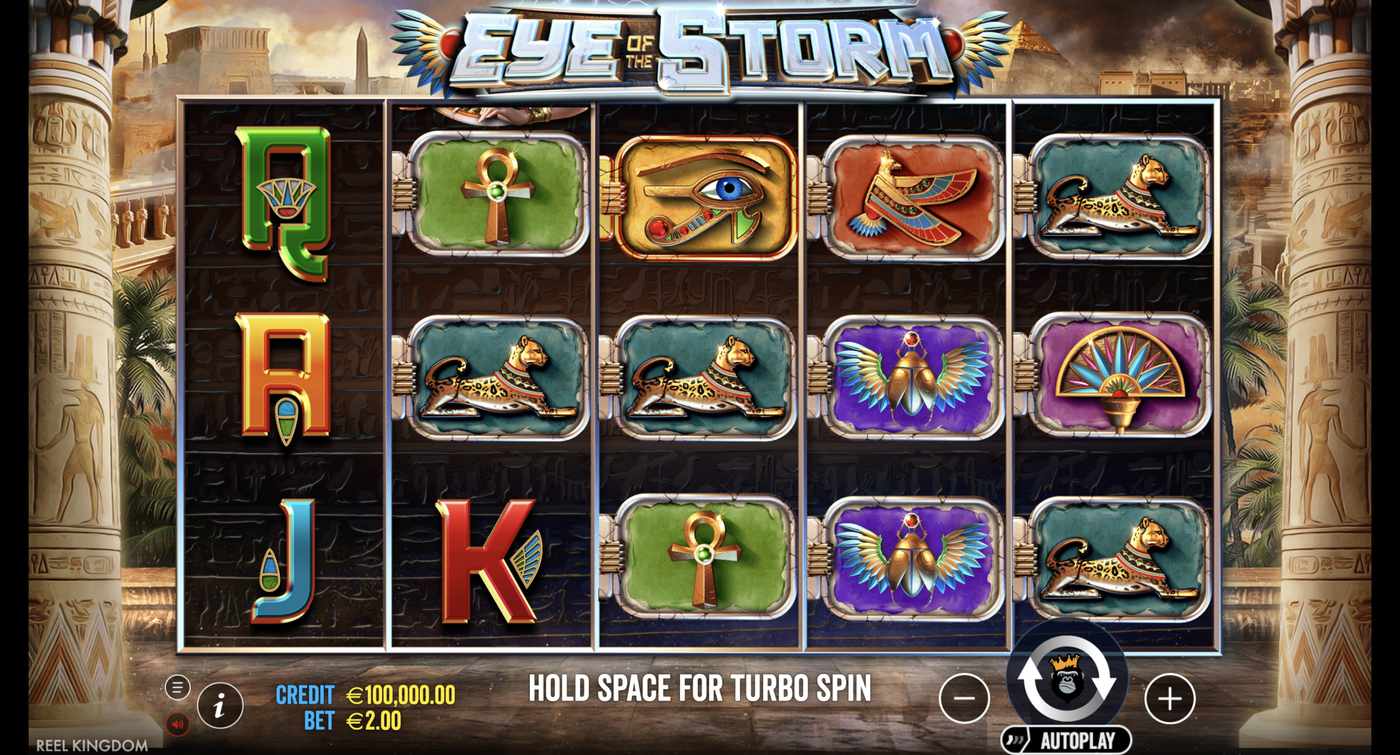 Eye of the Storm: image of main menu