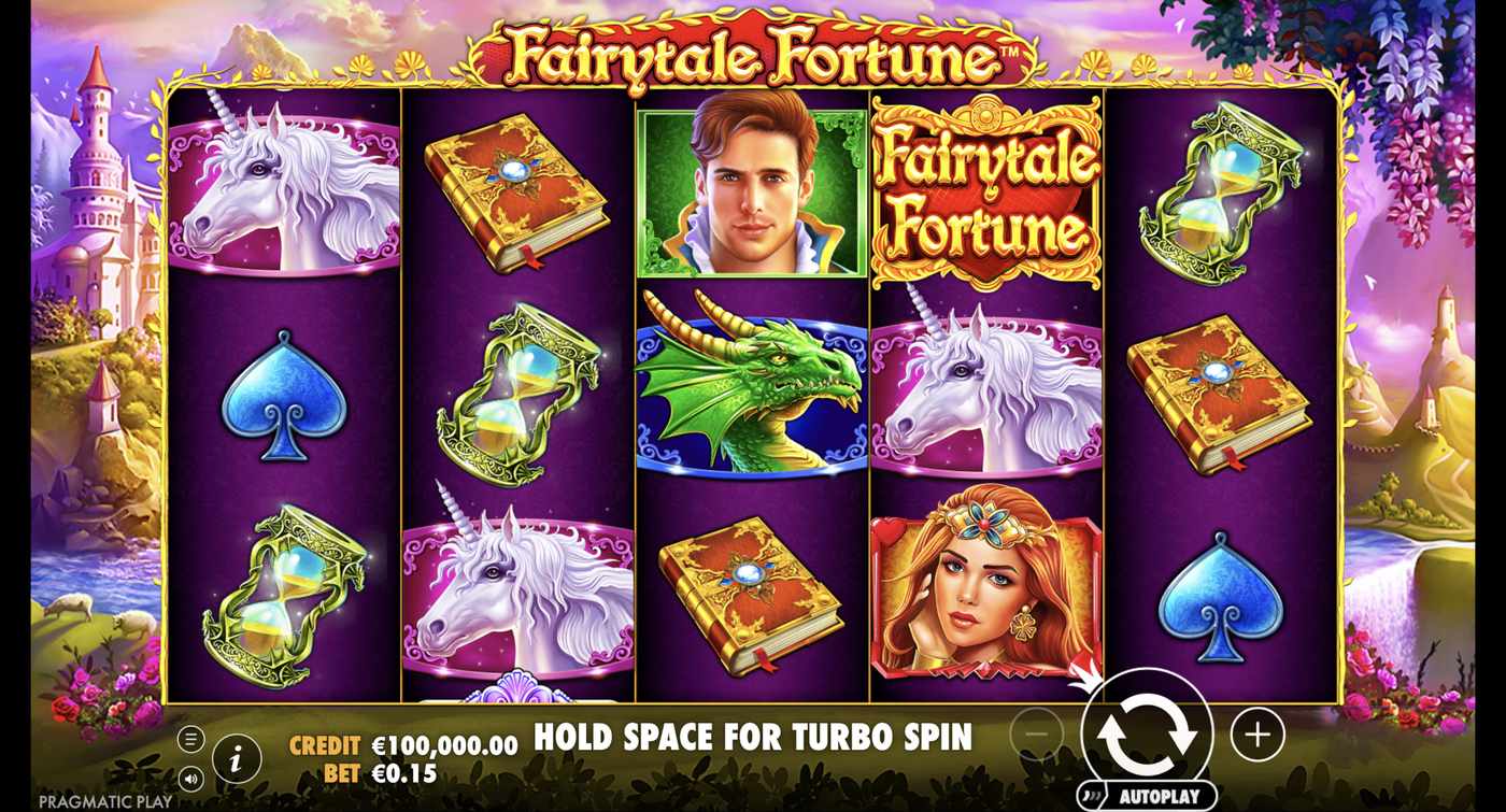 Fairytale Fortune: image of main menu