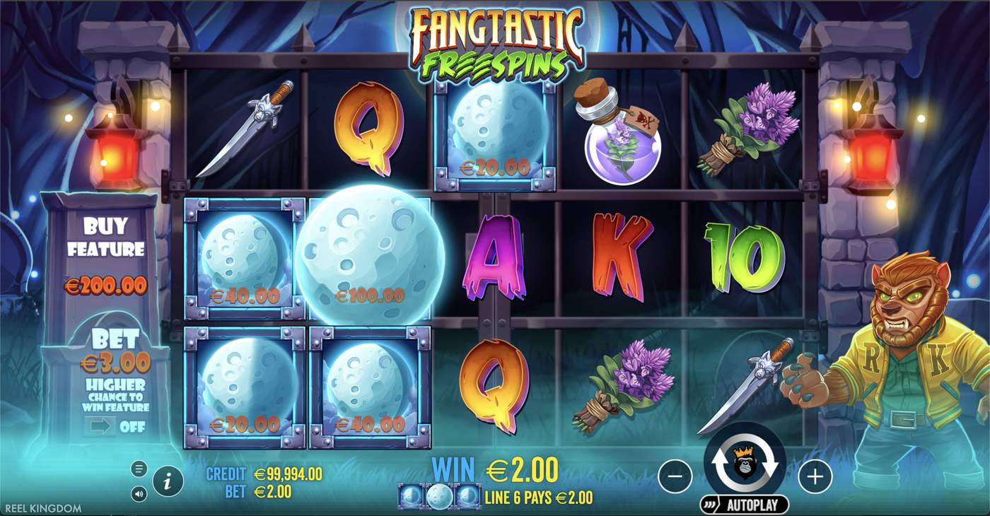 Fangtastic Freespins: image of winning