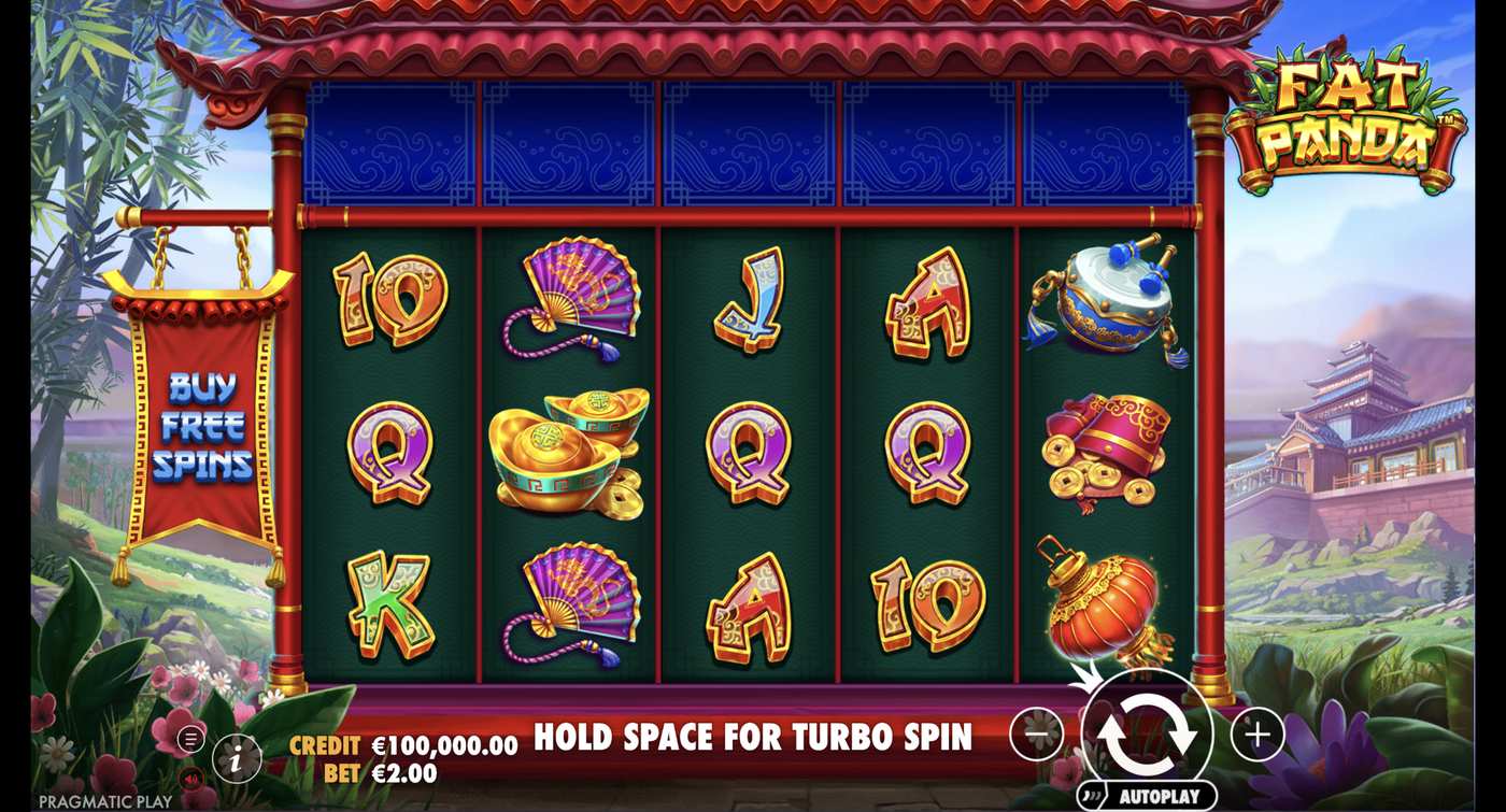 Fat Panda: image of main menu